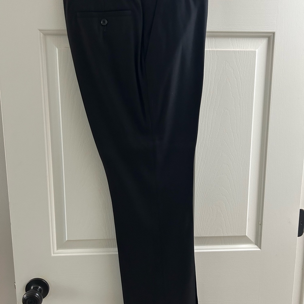 Perry Ellis Men’s Black Modern Fit Dress Pants 30x30